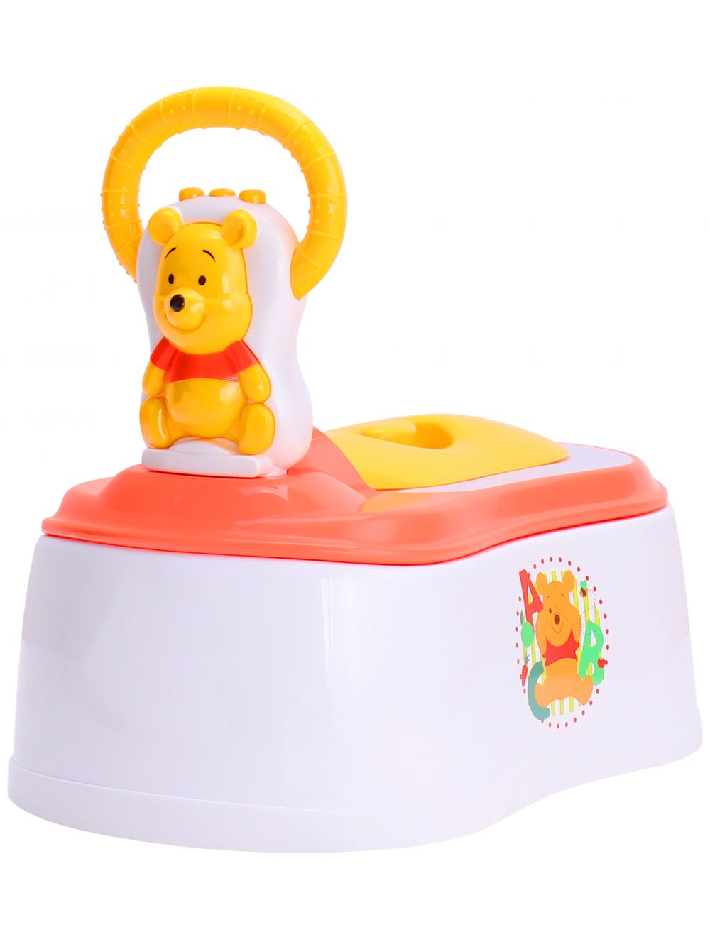 Junior Baby Potty Seat Pooh Yellow & White